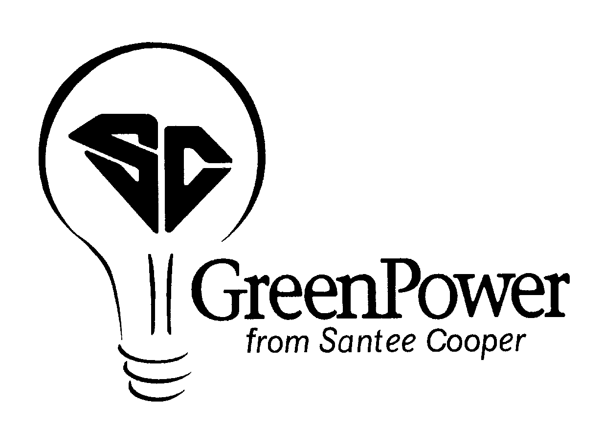 Trademark Logo SC GREEN POWER FROM SANTEE COOPER