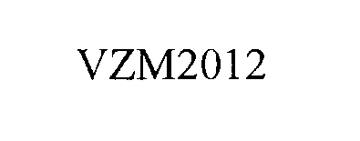  VZM2012