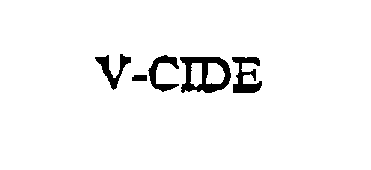 Trademark Logo V-CIDE