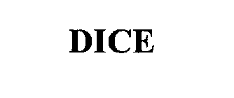 Trademark Logo DICE