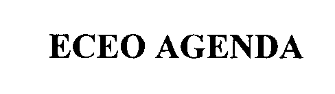 Trademark Logo ECEO AGENDA