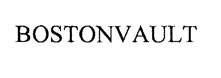 Trademark Logo BOSTONVAULT