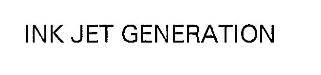 Trademark Logo INK JET GENERATION