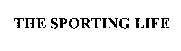 Trademark Logo THE SPORTING LIFE