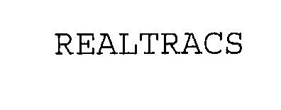 Trademark Logo REALTRACS