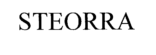 Trademark Logo STEORRA