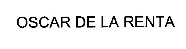 Trademark Logo OSCAR DE LA RENTA