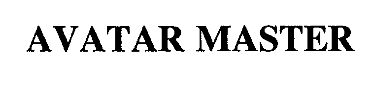 Trademark Logo AVATAR MASTER
