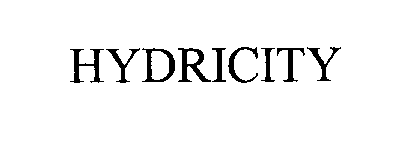 Trademark Logo HYDRICITY