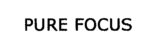 Trademark Logo PURE FOCUS