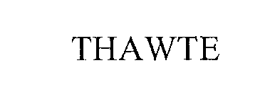 Trademark Logo THAWTE
