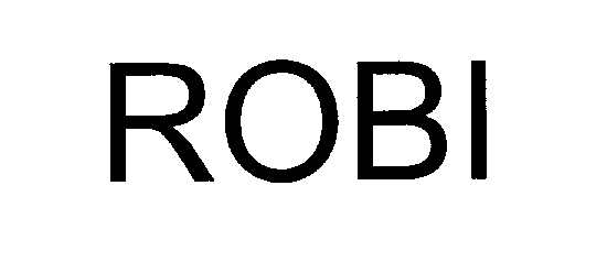 Trademark Logo ROBI