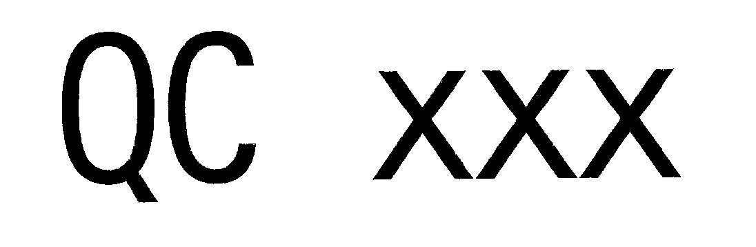 Trademark Logo QC XXX