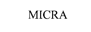Trademark Logo MICRA