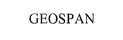 Trademark Logo GEOSPAN