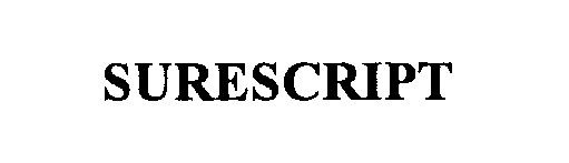 Trademark Logo SURESCRIPTS