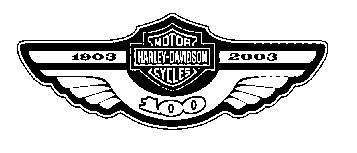 Trademark Logo 1903 HARLEY-DAVIDSON MOTOR CYCLES 2003 100