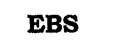 Trademark Logo EBS