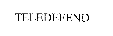 Trademark Logo TELEDEFEND