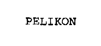 Trademark Logo PELIKON