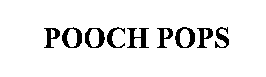 Trademark Logo POOCH POPS