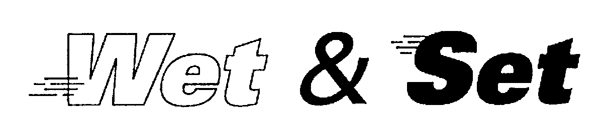 Trademark Logo WET & SET