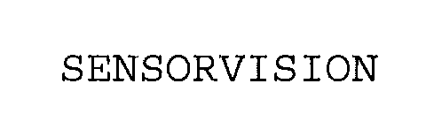 Trademark Logo SENSORVISION