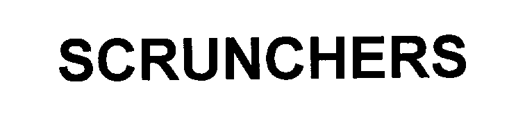 Trademark Logo SCRUNCHERS