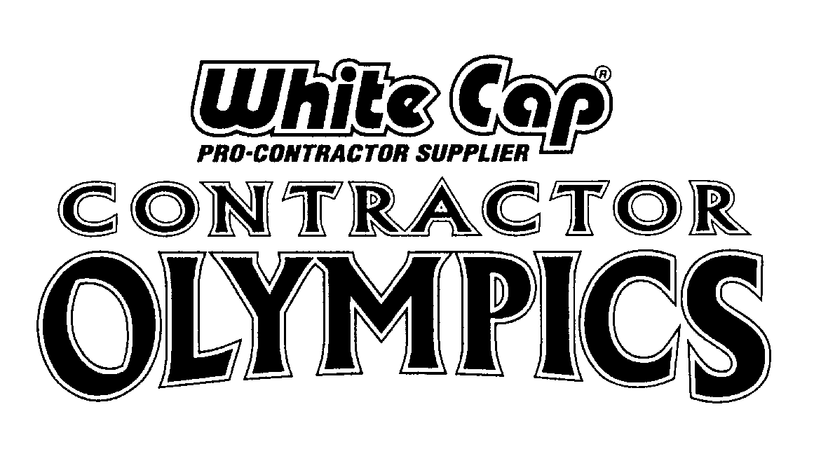 Trademark Logo WHITE CAP PRO CONTRACTOR SUPPLIER CONTRACTOR OLYMPICS