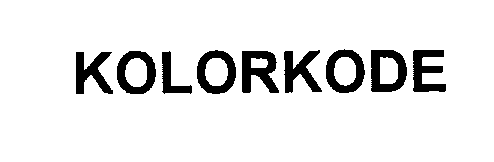 Trademark Logo KOLORKODE