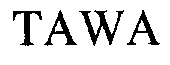 Trademark Logo TAWA