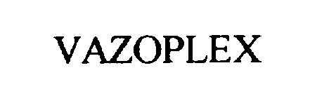Trademark Logo VAZOPLEX