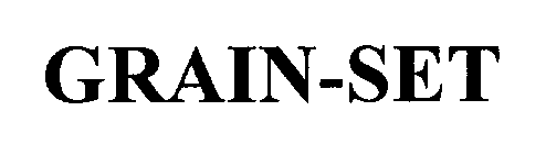 Trademark Logo GRAIN-SET