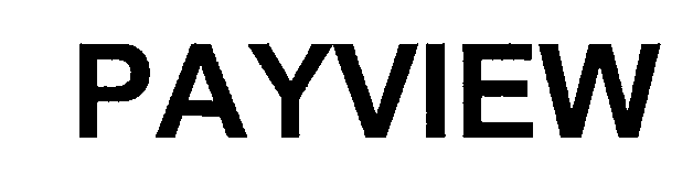 Trademark Logo PAYVIEW