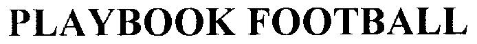 Trademark Logo PLAYBOOK FOOTBALL