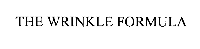  THE WRINKLE FORMULA
