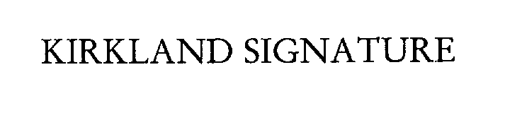  KIRKLAND SIGNATURE