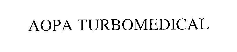 Trademark Logo AOPA TURBOMEDICAL