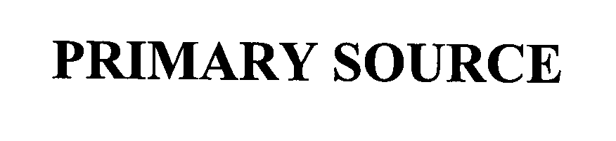 Trademark Logo PRIMARY SOURCE