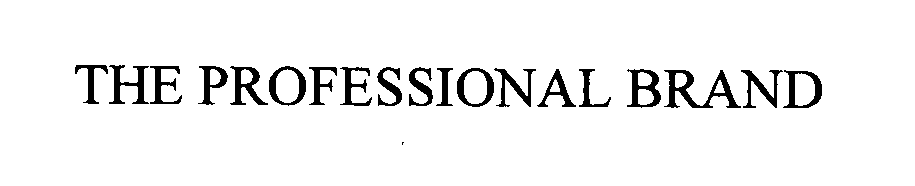 Trademark Logo THE PROFESSIONAL BRAND