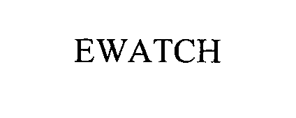 Trademark Logo EWATCH