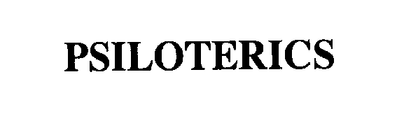 Trademark Logo PSILOTERICS