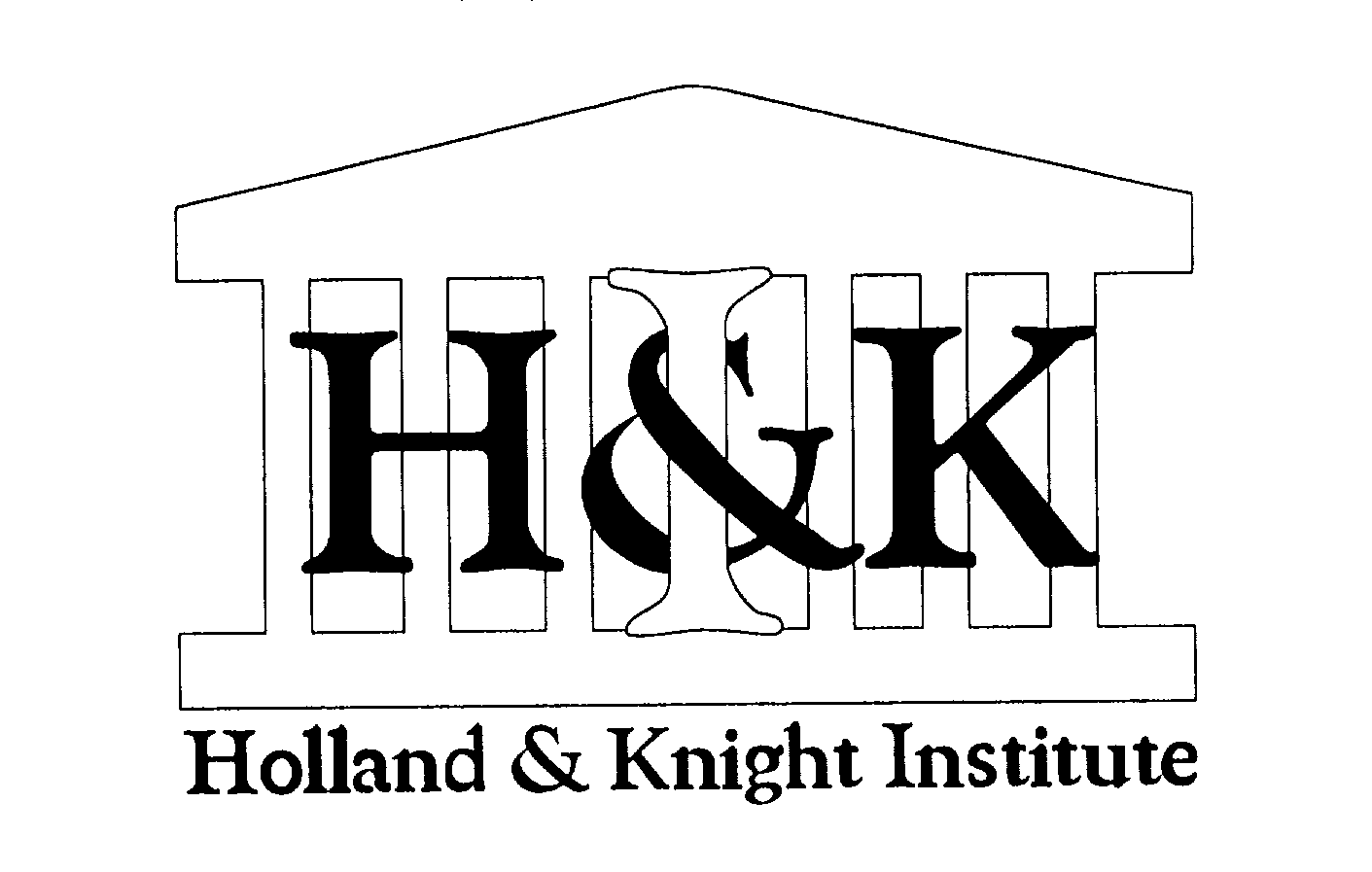 Trademark Logo H & K HOLLAND & KNIGHT INSTITUTE