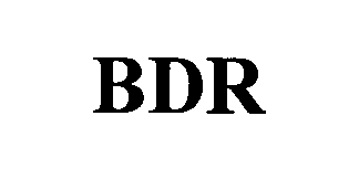 Trademark Logo BDR