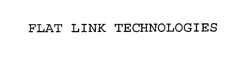 Trademark Logo FLAT LINK TECHNOLOGY