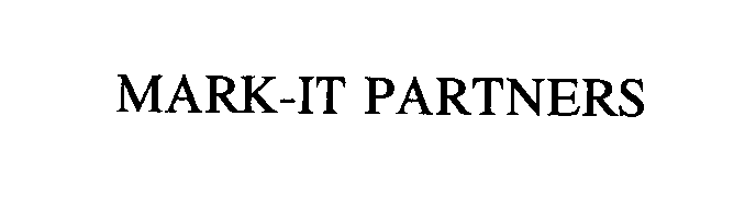 Trademark Logo MARK-IT PARTNERS
