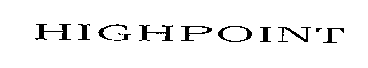 Trademark Logo HIGHPOINT