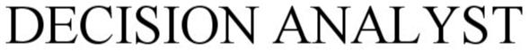 Trademark Logo DECISION ANALYST