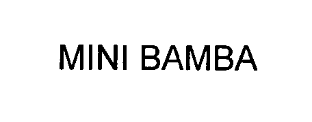 Trademark Logo MINI BAMBA