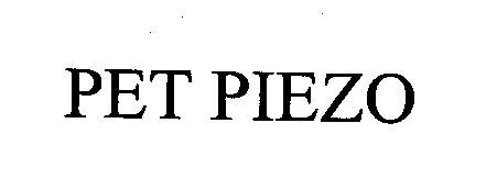 Trademark Logo PET PIEZO